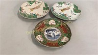 3 Asian Porcelain Plates