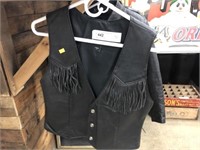 Ladies Leather Vest