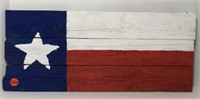Texas Flag Painted on Reclaimed Wood