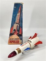BATTERY OPERATED APOLLO-11 SPACE ROCKET W/ BOX