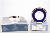 Hutschenreuther Monarch Cups and Saucers NIB
