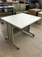 Rolling Desk / Work Station with Storage 35.5W x