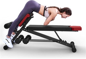 FINER FORM Adjustable Weight Bench  Flat