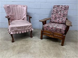 (2) Maple Arm Chairs