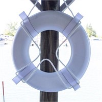 24" Life Ring, Coast Guard Approved, Vinyl Coated