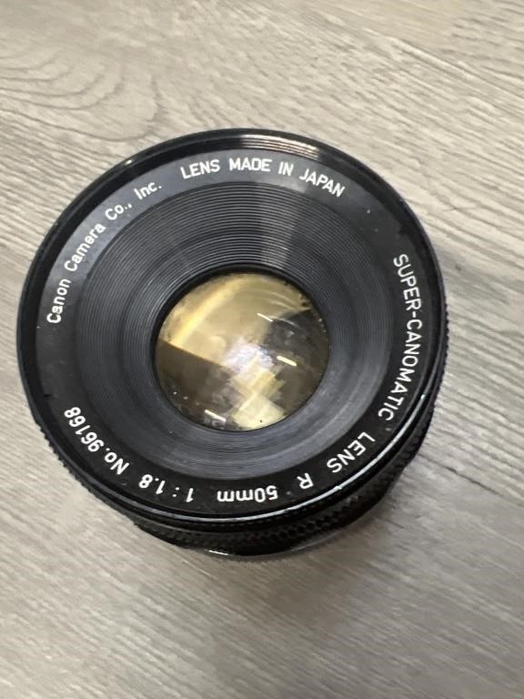 Canon Super Canomatic Lens R 50mm 1:1.8