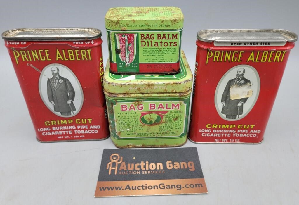 Prince Albert Tins & Bag Balm