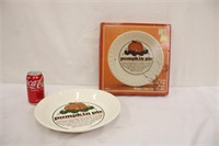 Vintage Pumpkin Pie Recipe Plate w/ Box
