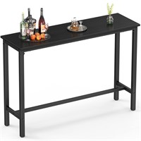 Mr IRONSTONE Bar Table, 53" Pub Table High Top