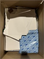 large lot of various sized printer paper
