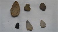 assorted arrowheads