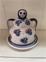 Polish Pottery Cheese Lady