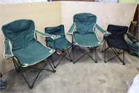 Folding Camping Chairs w/Bags