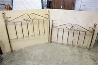 Vtg. Brass Headboard & Footboard