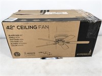 1 fan, Hyperikon 44W 42" ceiling fan, wooden