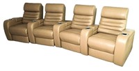 Catalina Beige Leather Electric Media