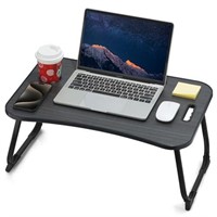 ZEAPTAC Laptop Bed Desk, Foldable Lap Table, Port