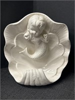 Inarco Ceramic Mermaid Wall Pocket/Planter