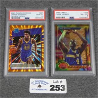 1993 Webber & 2020 Wiseman Graded Basketball