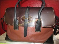 Dooney & Bourke Lady's Two Tone Leather Purse