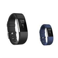 Fitness Tracker With 2 Bands-Black and Blue