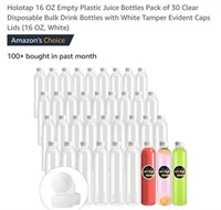 MSRP $32 30 Clear Juice Bottles