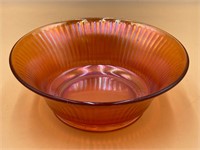 Carnival Glass Marigold Fluted Bowl