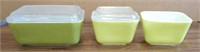 Pyrex Refrigerator Dishes, "AS IS"