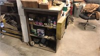 Wooden Shelves With Miscellaneous Contents