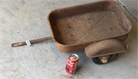 Vintage pedal car tow-behind trailer 1950's.