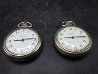 Two Bull's Eye Pocket Watches