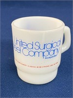 Anchor Hocking United Surgical Steel Corp mug
