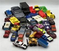 (E) Fisher Price , Hot wheels, Matchbox cars and