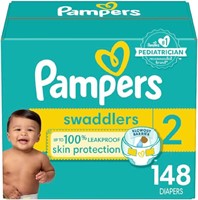 148 Ct.-Pampers Swaddlers Diapers - Size 2