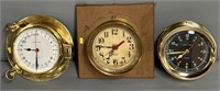 3 Nautical Ship Clocks