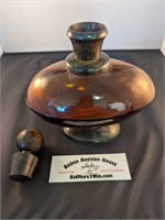 Brown Glass Decanter Indian Origin