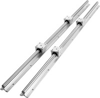 2-Pc 39.4" VEVOR Linear Guide Rail Set, 1000 mm