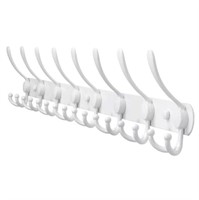 Dseap Coat Rack Wall Mounted-8 Tri Hooks,Stainless