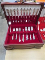 W. Rogers 12 place silverware setting