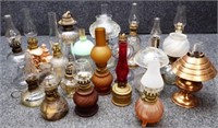 (20) Miniature / Mini Oil / Kerosene Lamps