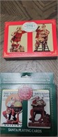 (4) decks of Coca-Cola playing cards in tins