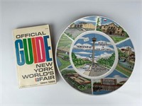 Worlds Fair book 1964 and San Antonio plate