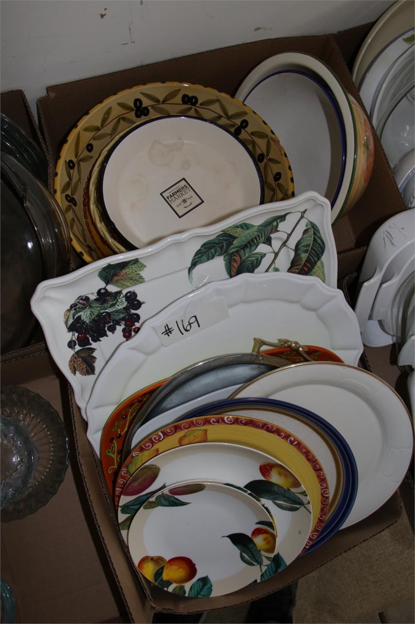 Platters, bowls