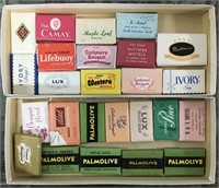 Collection of hotel soaps