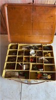 Tackle box with assorted lures
