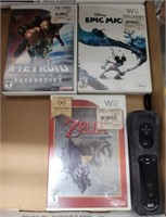 WII GAMES, CONTROLLER