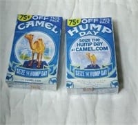 2 packs of new camel seize the hump cigarette