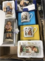 Gobel Hummel figurines, child's cups
