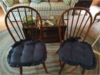 Pair of Dinaire Chairs w/Cushions