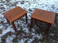 2 Wooden End Tables